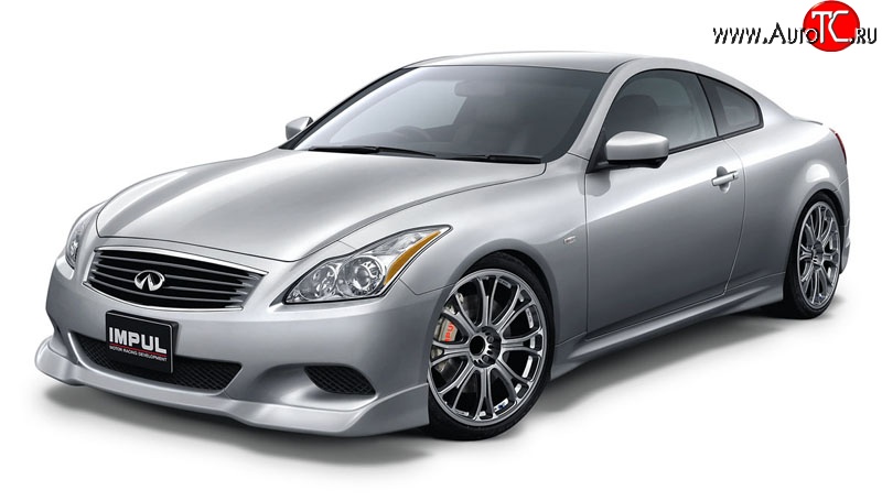 23 899 р. Накладка на передний бампер Impul INFINITI G37 V36 седан рестайлинг (2008-2014) (Неокрашенная)  с доставкой в г. Екатеринбург