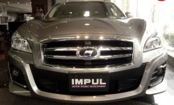 52 749 р. Передний бампер Impul INFINITI M (2010-2014) (Без карбоновых вставок, Неокрашенный)  с доставкой в г. Екатеринбург. Увеличить фотографию 3