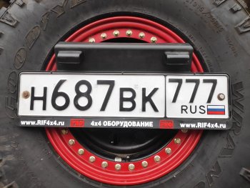 70 999 р. Бампер задний силовой РИФ (стандарт) Isuzu D-Max RT85 ExtendedCab дорестайлинг (2011-2017) (С квадратом под фаркоп, калиткой и фонарями)  с доставкой в г. Екатеринбург. Увеличить фотографию 4