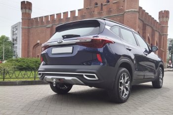 15 399 р. Фаркоп Petroil Tuning (съемный квадрат) KIA Seltos (2019-2024)  с доставкой в г. Екатеринбург. Увеличить фотографию 5