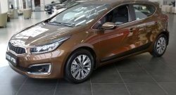 4 599 р. Молдинги RA KIA Ceed 2 JD рестайлинг, хэтчбэк (2015-2018) (Поверхность шагрень)  с доставкой в г. Екатеринбург. Увеличить фотографию 5