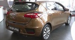 1 779 р. Защитная накладка на задний бампер RA  KIA Ceed  2 JD (2015-2018) рестайлинг, хэтчбэк  с доставкой в г. Екатеринбург. Увеличить фотографию 2