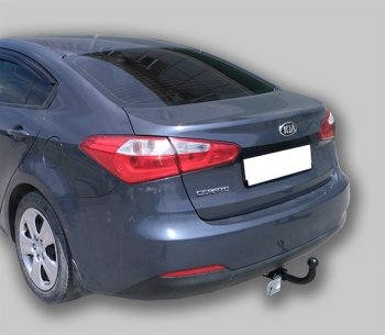 6 999 р. Фаркоп Лидер Плюс  KIA Cerato  3 YD (2013-2019) дорестайлинг седан, рестайлинг седан (Без электропакета)  с доставкой в г. Екатеринбург. Увеличить фотографию 3