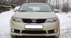 4 599 р. Накладка на передний бампер GT Dynamics KIA Cerato 2 TD седан (2008-2013) (Неокрашенная)  с доставкой в г. Екатеринбург. Увеличить фотографию 2