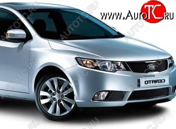 4 499 р. Правое крыло SAT (Тайвань) KIA Cerato 2 TD седан (2008-2013) (Неокрашенное)  с доставкой в г. Екатеринбург