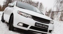 4 089 р. Решётка радиатора (Forte) RA KIA Cerato 2 TD седан (2008-2013) (Поверхность глянец (под окраску), Неокрашенная)  с доставкой в г. Екатеринбург. Увеличить фотографию 2