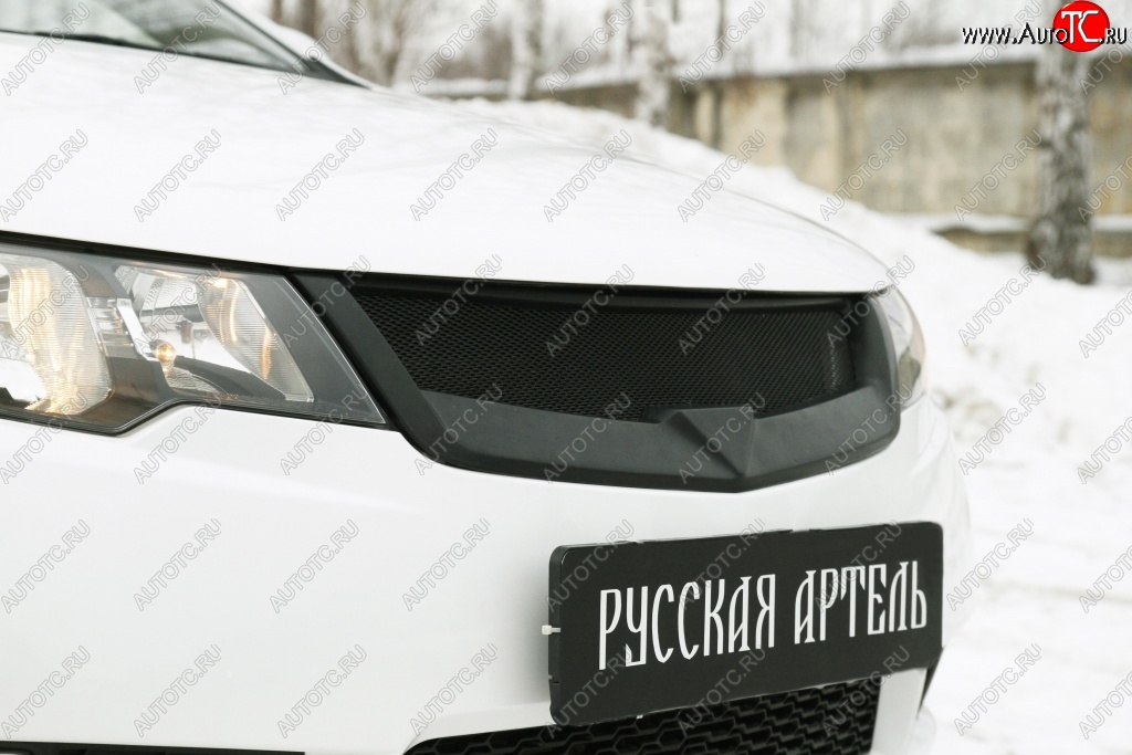 4 089 р. Решётка радиатора (Forte) RA KIA Cerato 2 TD седан (2008-2013) (Поверхность глянец (под окраску), Неокрашенная)  с доставкой в г. Екатеринбург