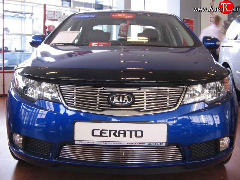 4 799 р. Декоративная вставка решетки радиатора Berkut KIA Cerato 2 TD седан (2008-2013)  с доставкой в г. Екатеринбург