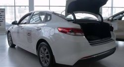 1 169 р. Защитная накладка на задний бампер RA KIA Optima JF седан рестайлинг (2018-2020)  с доставкой в г. Екатеринбург. Увеличить фотографию 5