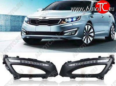 21 599 р. Дневные ходовые огни СТ KIA Optima 3 TF дорестайлинг седан (2010-2013)  с доставкой в г. Екатеринбург