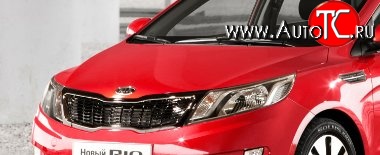 10 599 р. Капот Стандартный KIA Rio 3 QB дорестайлинг седан (2011-2015) (Окрашенный)  с доставкой в г. Екатеринбург