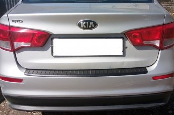 679 р. Защитная накладка заднего бампера Тюн-Авто  KIA Rio  3 QB (2015-2017) рестайлинг седан  с доставкой в г. Екатеринбург. Увеличить фотографию 1