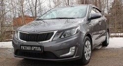 1 129 р. Реснички на фары RA KIA Rio 3 QB дорестайлингхэтчбек5дв. (2011-2015) (Неокрашенные)  с доставкой в г. Екатеринбург. Увеличить фотографию 3