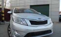 3 639 р. Решётка радиатора Pandora KIA Rio 3 QB дорестайлинг седан (2011-2015) (Неокрашенная)  с доставкой в г. Екатеринбург. Увеличить фотографию 8