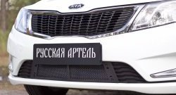 1 769 р. Защитная сетка решетки переднего бампера РА KIA Rio 3 QB дорестайлингхэтчбек5дв. (2011-2015)  с доставкой в г. Екатеринбург. Увеличить фотографию 6