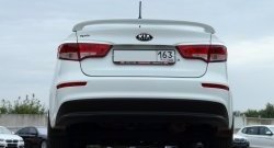 5 799 р. Спойлер BS KIA Rio 3 QB рестайлинг седан (2015-2017) (Неокрашенный)  с доставкой в г. Екатеринбург. Увеличить фотографию 4