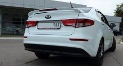 5 799 р. Спойлер BS KIA Rio 3 QB рестайлинг седан (2015-2017) (Неокрашенный)  с доставкой в г. Екатеринбург. Увеличить фотографию 5