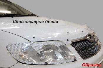 1 839 р. Дефлектор капота CA-Plastic KIA Rio X-line (2017-2021) (Classic черный, Без надписи)  с доставкой в г. Екатеринбург. Увеличить фотографию 6