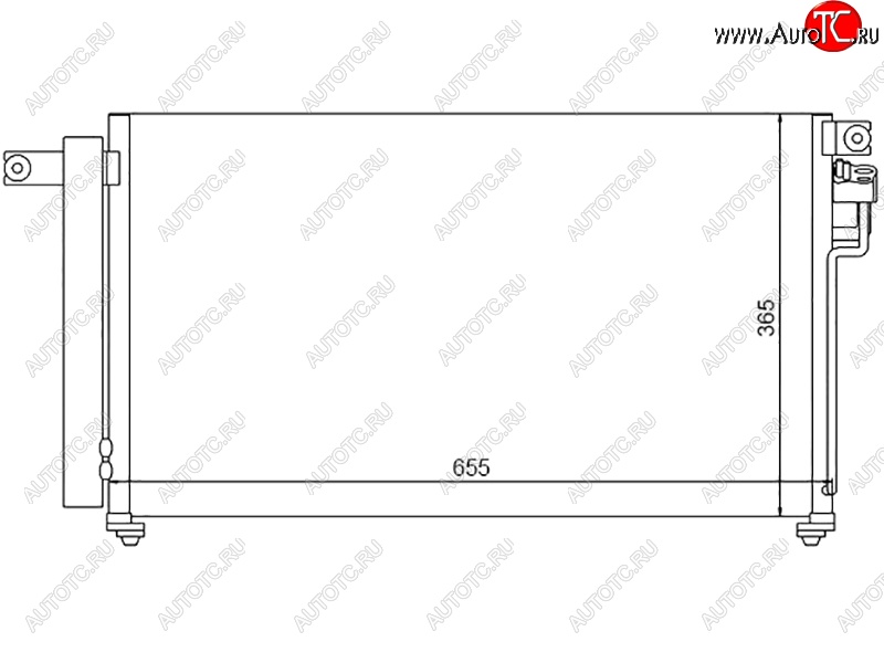 5 999 р. Радиатор кондиционера SAT  KIA Rio ( 2 JB,  4 FB) (2005-2024) дорестайлинг седан, дорестайлинг, хэтчбэк 5 дв., рестайлинг, хэтчбэк 5 дв., рестайлинг седан  с доставкой в г. Екатеринбург