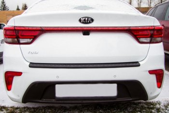 679 р. Защитная накладка заднего бампера Тюн-Авто  KIA Rio  4 FB (2016-2020) дорестайлинг седан  с доставкой в г. Екатеринбург. Увеличить фотографию 2