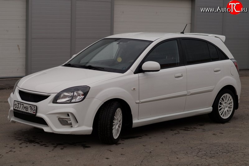 4 599 р. Комплект порогов Vita Dm  KIA Rio ( 2 JB,  4 FB) (2005-2024) дорестайлинг седан, дорестайлинг, хэтчбэк 5 дв., рестайлинг, хэтчбэк 5 дв., рестайлинг седан (Неокрашенные)  с доставкой в г. Екатеринбург