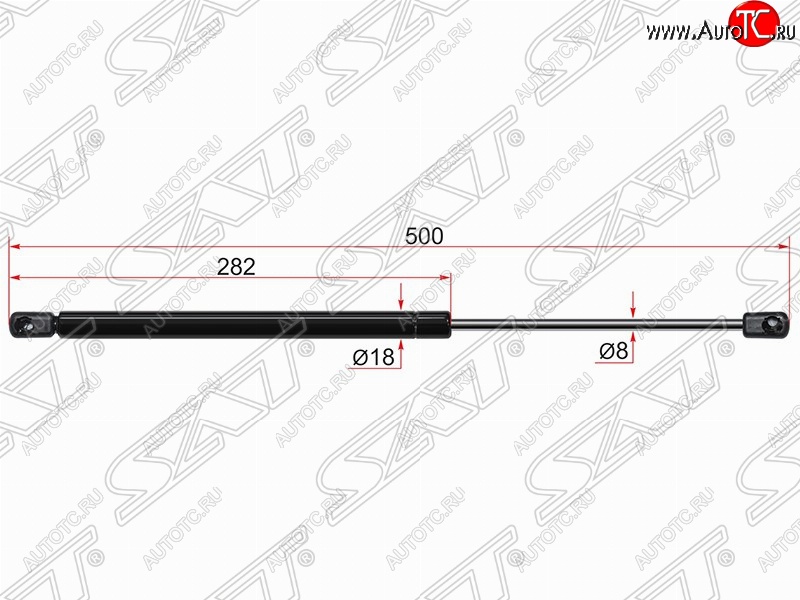 579 р. Упор крышки багажника SAT (газовый)  KIA Sorento  XM (2012-2015) рестайлинг  с доставкой в г. Екатеринбург