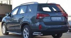 20 999 р. Широкая защита порогов Russtal  KIA Sorento  XM (2012-2015) рестайлинг  с доставкой в г. Екатеринбург. Увеличить фотографию 4