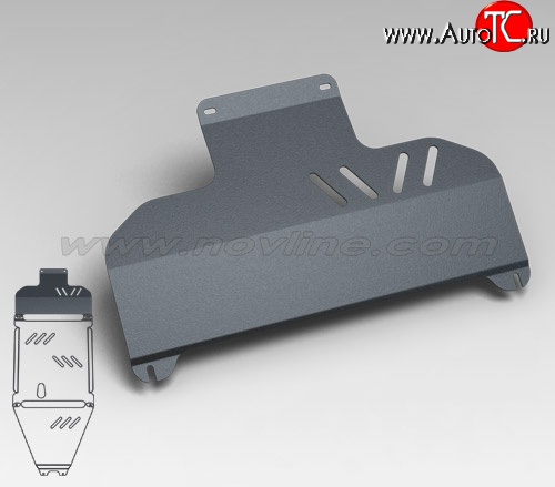 1 969 р. Защита картера двигателя Novline (2.4/3.3, МКПП/АКПП, 3 мм) KIA Sorento BL рестайлинг (2006-2010)  с доставкой в г. Екатеринбург