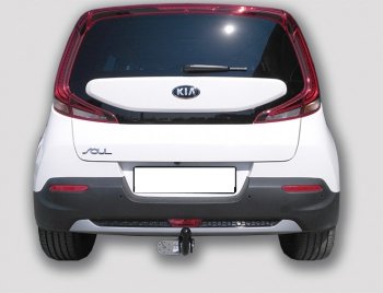 6 999 р. Фаркоп Лидер Плюс KIA Soul SK3 (2018-2022) (Без электропакета)  с доставкой в г. Екатеринбург. Увеличить фотографию 2