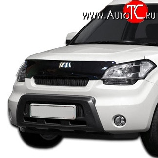 569 р. Дефлектор капота NovLine KIA Soul AM дорестайлинг (2008-2011)  с доставкой в г. Екатеринбург