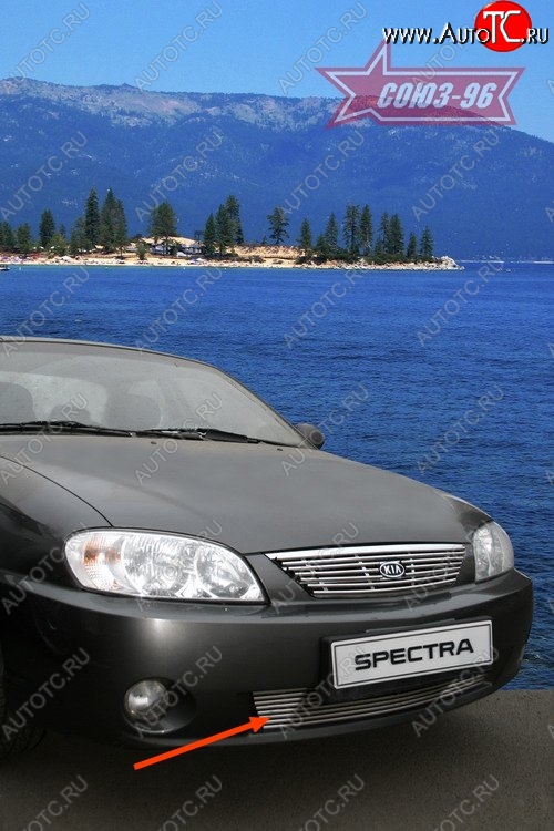 4 049 р. Декоративный элемент воздухозаборника Souz-96 (d10) KIA Spectra (2000-2009)  с доставкой в г. Екатеринбург