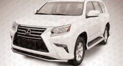 Одинарная защита переднего бампера из трубы диаметром 57 мм Slitkoff Lexus GX460 J150 1-ый рестайлинг (2013-2019)