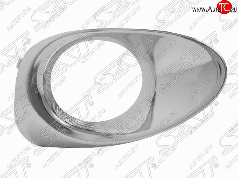 1 299 р. Правая оправа противотуманной фары SAT (хром ободок) Lexus RX350 AL10 рестайлинг (2012-2015)  с доставкой в г. Екатеринбург