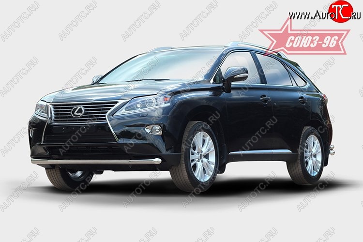 1 052 р. Защита переднего бампера одинарная Souz-96 (d60). Lexus RX350 AL10 рестайлинг (2012-2015)  с доставкой в г. Екатеринбург