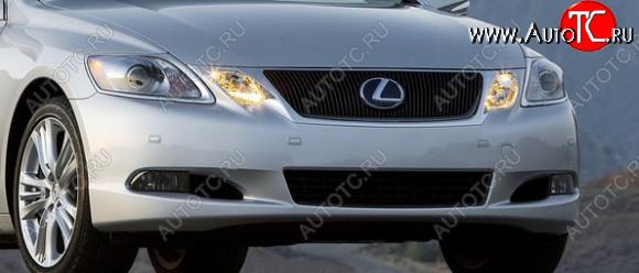 13 249 р. Передний бампер Polcar (с отверстиями под парктроник) Lexus GS300 S190 рестайлинг (2007-2012) (Неокрашенный)  с доставкой в г. Екатеринбург