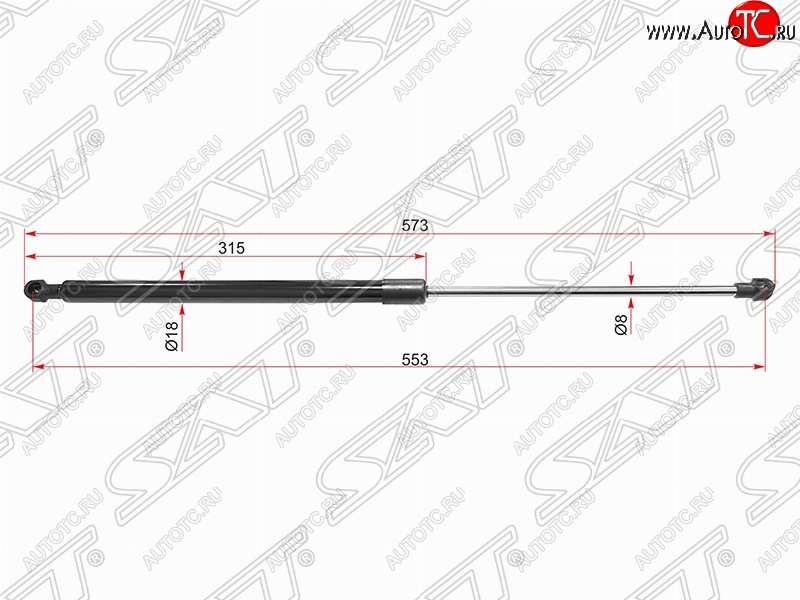 859 р. Упор капота SAT (газовый)  Lexus IS250  XE30 седан (2013-2016) дорестайлинг  с доставкой в г. Екатеринбург