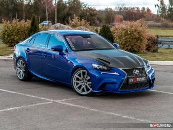 53 999 р. Капот F-SPORT Lexus IS250 XE30 седан дорестайлинг (2013-2016) (Неокрашенный)  с доставкой в г. Екатеринбург. Увеличить фотографию 2