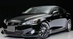 7 999 р. Накладка на передний бампер CT Lexus IS250 XE20 седан дорестайлинг (2005-2013) (Неокрашенная)  с доставкой в г. Екатеринбург. Увеличить фотографию 3