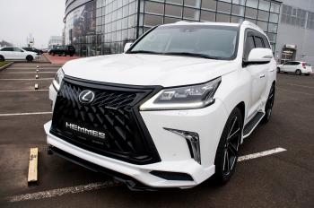 45 999 р. Юбка переднего бампера HEMMES Lexus LX450d J200 2-ой рестайлинг (2015-2022) (Неокрашенная)  с доставкой в г. Екатеринбург. Увеличить фотографию 16