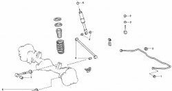 113 р. Полиуретановая втулка стабилизатора задней подвески Точка Опоры Lexus LX470 J100 дорестайлинг (1998-2002)  с доставкой в г. Екатеринбург. Увеличить фотографию 2