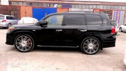 15 349 р. Накладки на колёсные арки JAOS  Lexus LX570  J200 (2007-2012) дорестайлинг (Неокрашенные)  с доставкой в г. Екатеринбург. Увеличить фотографию 3