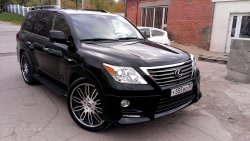 15 349 р. Накладки на колёсные арки JAOS  Lexus LX570  J200 (2007-2012) дорестайлинг (Неокрашенные)  с доставкой в г. Екатеринбург. Увеличить фотографию 1