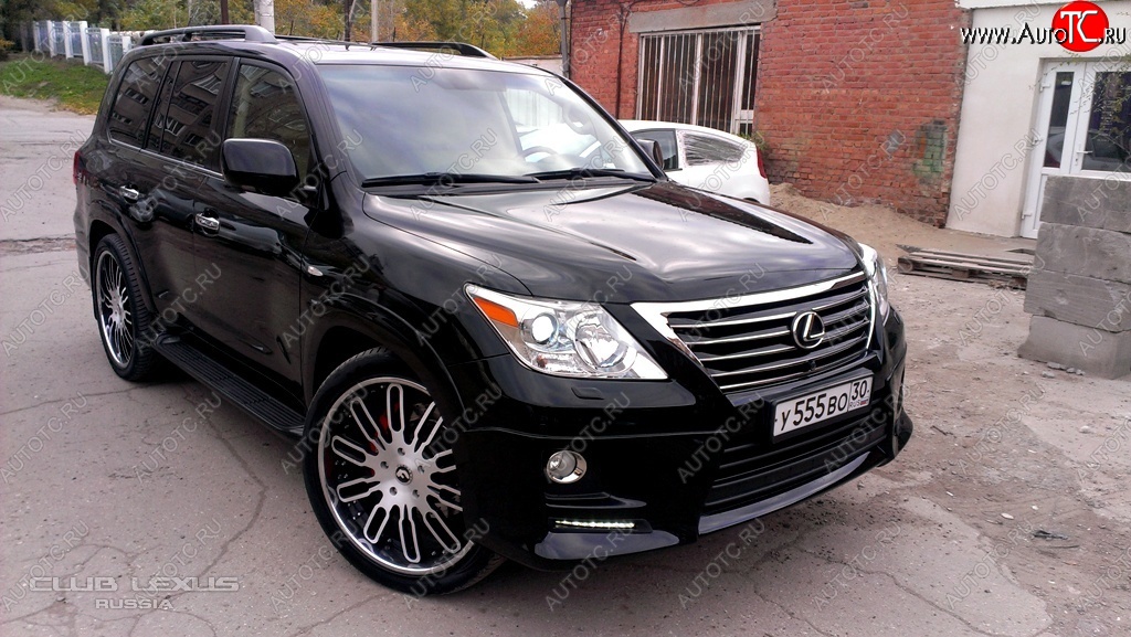 15 349 р. Накладки на колёсные арки JAOS  Lexus LX570  J200 (2007-2012) дорестайлинг (Неокрашенные)  с доставкой в г. Екатеринбург