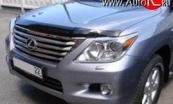 Дефлектор капота NovLine Lexus (Лексус) LX570 (ЛХ)  J200 (2007-2012) J200 дорестайлинг