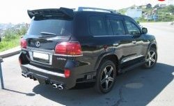 12 599 р. Накладка WALD Black Bison на задний бампер Lexus LX570 J200 дорестайлинг (2007-2012)  с доставкой в г. Екатеринбург. Увеличить фотографию 2