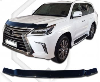 Дефлектор капота CA-Plastiс Lexus LX570 J200 2-ой рестайлинг (2015-2022)