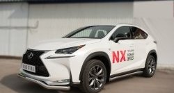 17 799 р. Защита порогов из круглой трубы диаметром 63 мм F SPORT Russtal Lexus NX200T Z10 (2014-2017)  с доставкой в г. Екатеринбург. Увеличить фотографию 5