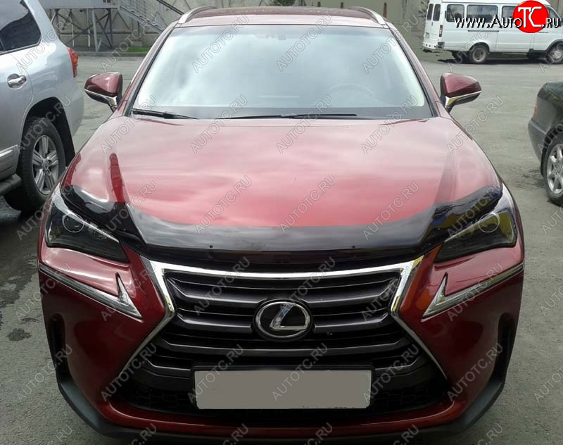 2 999 р. Дефлектор капота SIM Lexus NX200 Z10 дорестайлинг (2014-2017)  с доставкой в г. Екатеринбург