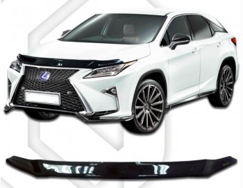 Дефлектор капота CA-Plastiс Lexus RX350 AL20 дорестайлинг (2015-2019)