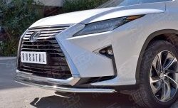 13 999 р. Защита переднего бампера (Ø42 мм, нержавейка) Russtal Lexus RX 200T AL20 дорестайлинг (2015-2017)  с доставкой в г. Екатеринбург. Увеличить фотографию 4